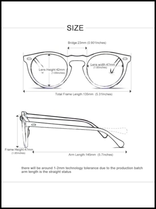 Vintage Round UV400 Sunglasses Handmade Acetate Circle Rim Shades